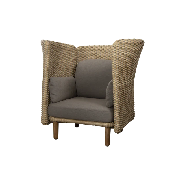 Arch Lounge Chair W/Hight Arm/Backrest