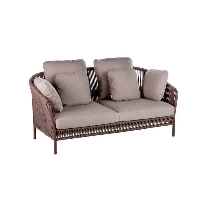 Weave 2 Seater Sofa + Taupe Rope