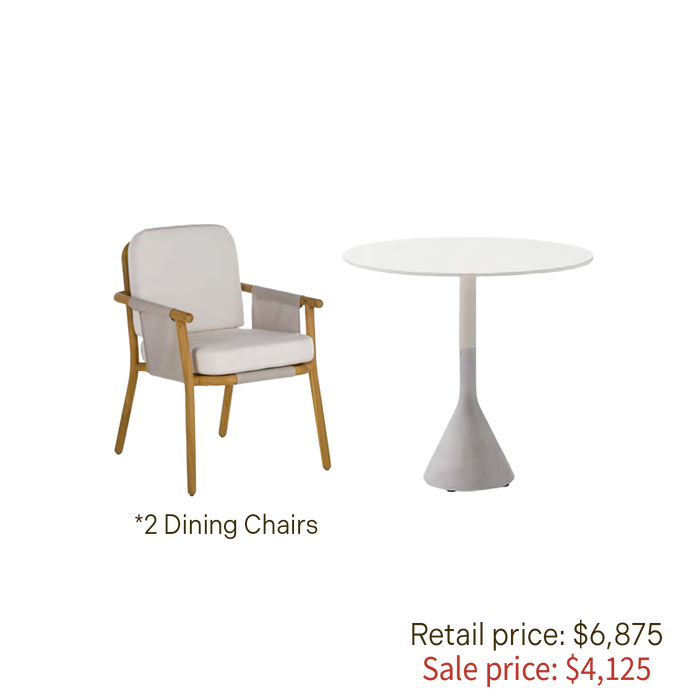 Point - Hamp Bistro Set (Display Sale)
