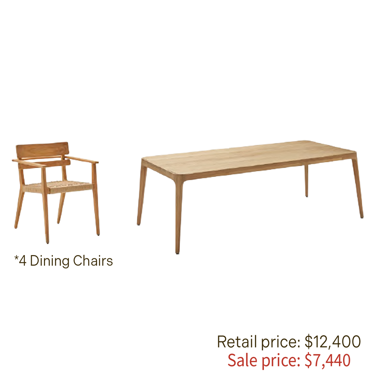 Point - Parallel Dining Set (Display Sale)