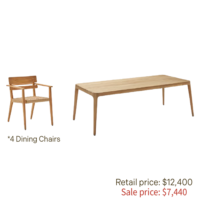 Point - Parallel Dining Set (Display Sale)