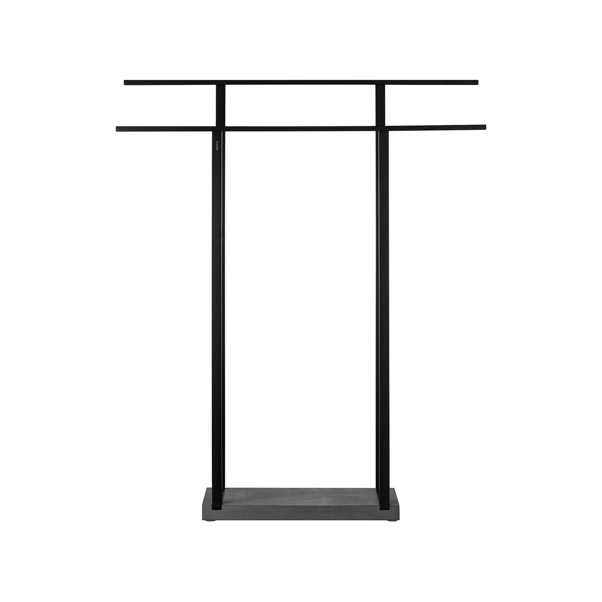 MENOTO Free Standing Towel Rack - Wide - Black