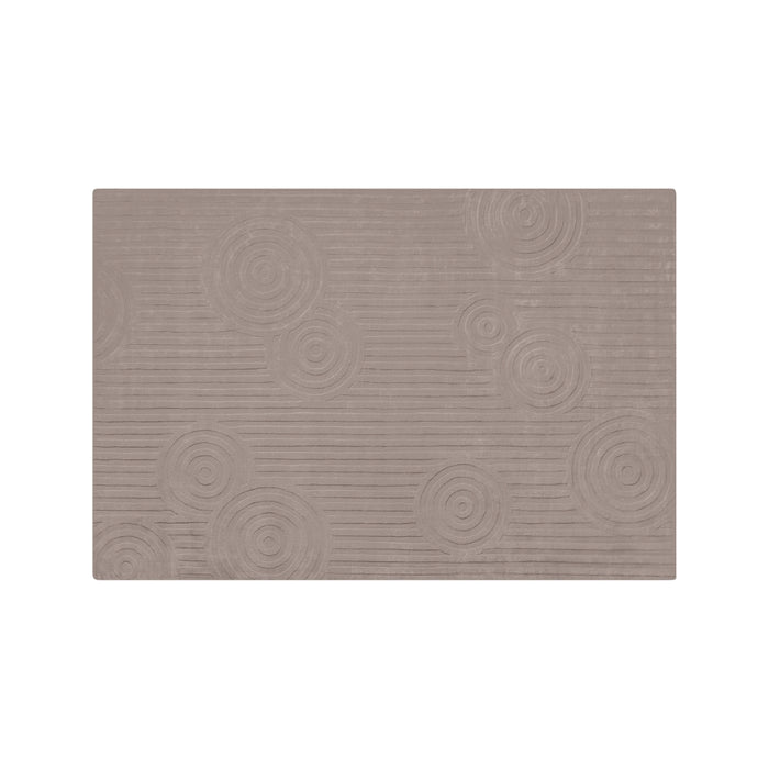 UZU Viscose Area Rug - Taupe