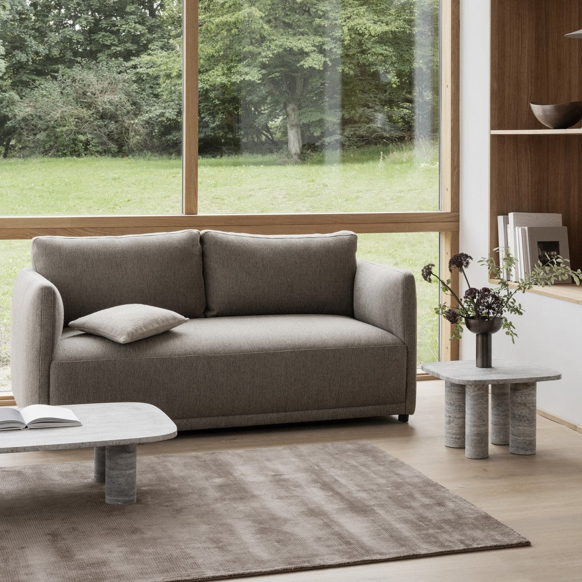 VISCA Viscose Area Rug - Taupe