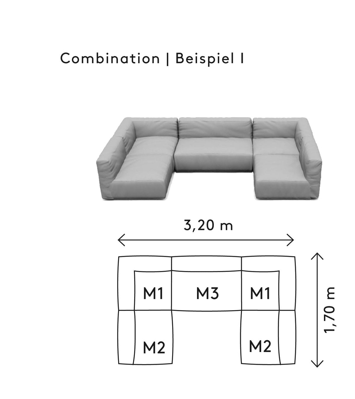 GROW Outdoor Patio Sectional Sofa Combination I