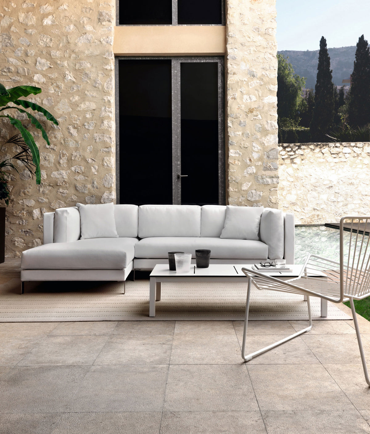 Slim Left Chaise Lounge Module