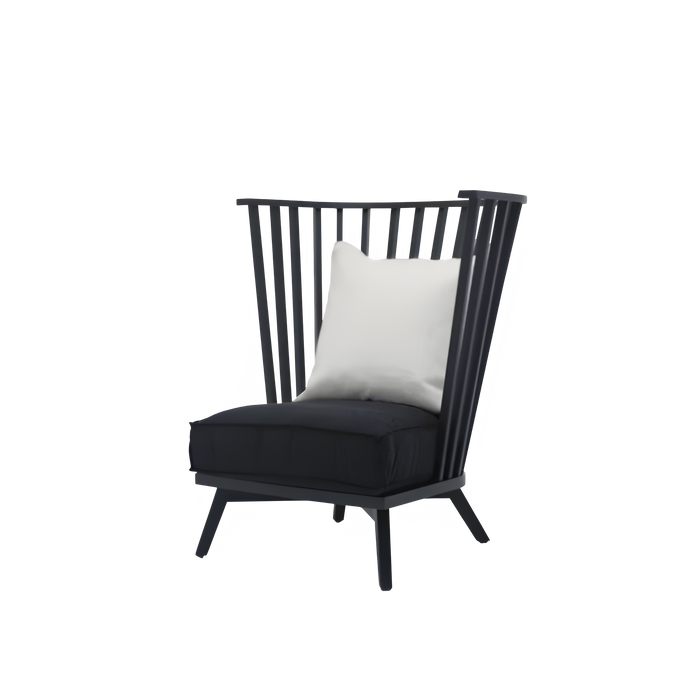 Gray Bergere Armchair