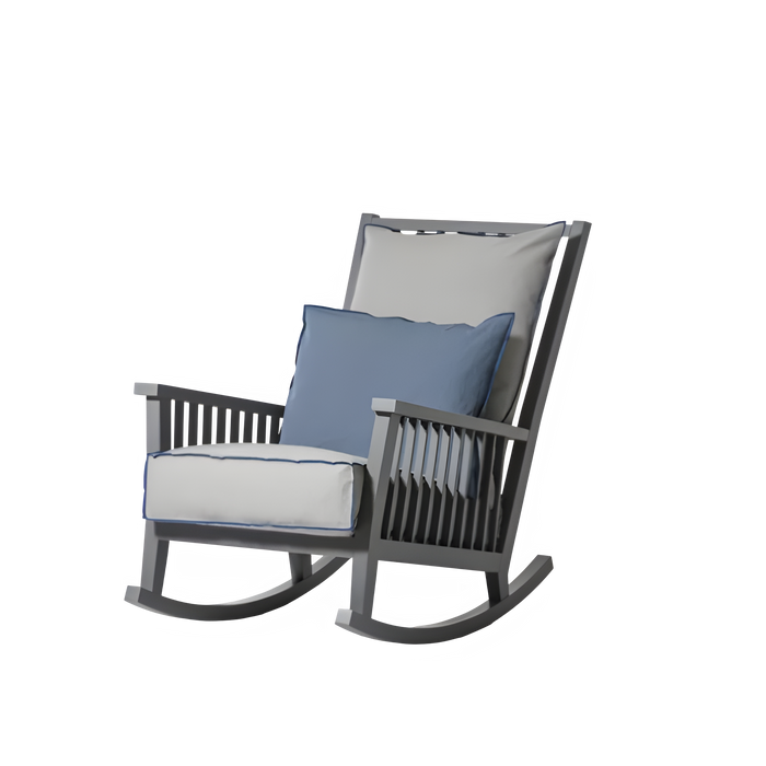 Gray Rocking Chair 09