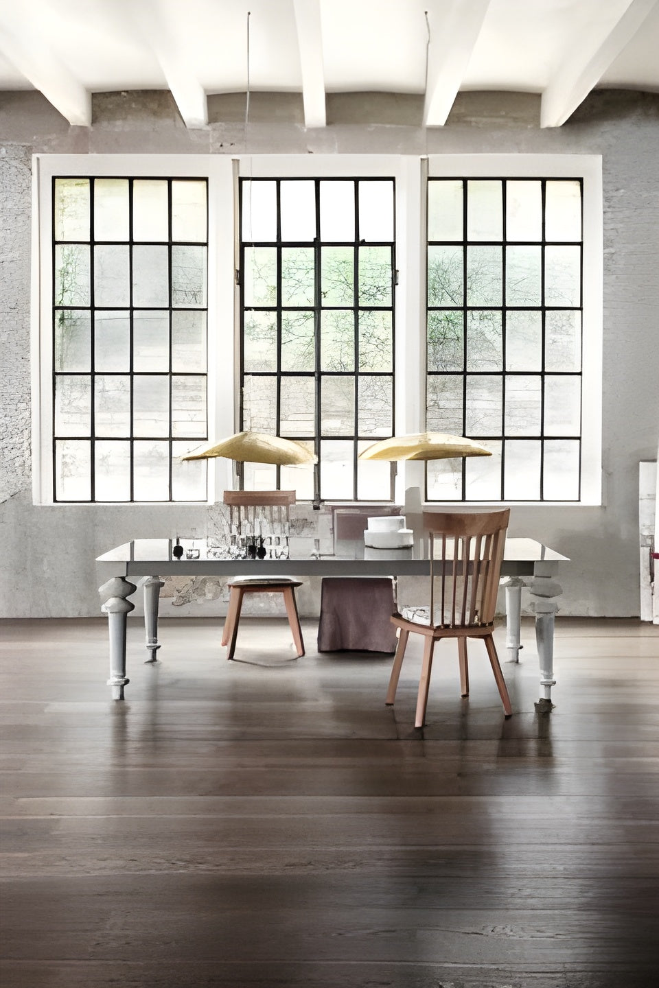 Gray Table Rectangular