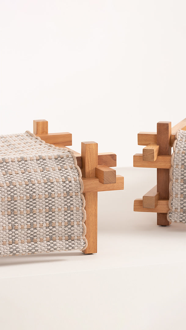 Hos Deckchair & Stool Set