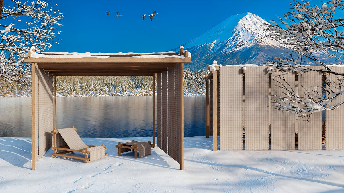 Hos Deckchair & Stool Set