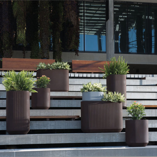 Crescent Garden Planters