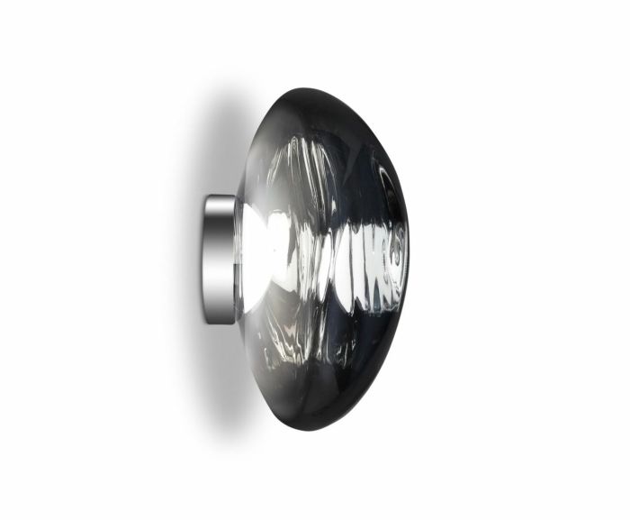 Tom Dixon Melt Medium Surface Light in silver, official product view