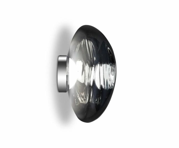 Tom Dixon Melt Medium Surface Light in silver, official product view