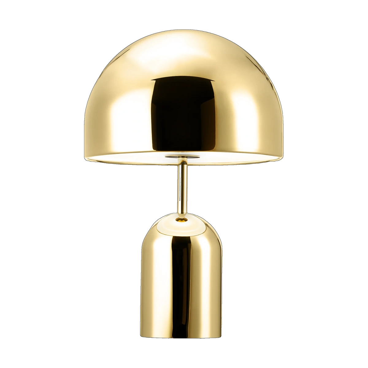 Tom Dixon Bell Table Light in gold polished steel