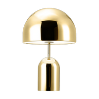Tom Dixon Bell Table Light in gold polished steel