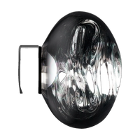 Melt Mini Surface Light, Silver Polished Polycarbonate by Tom Dixon