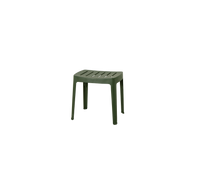 Cut stool dark green product image by Cane-line