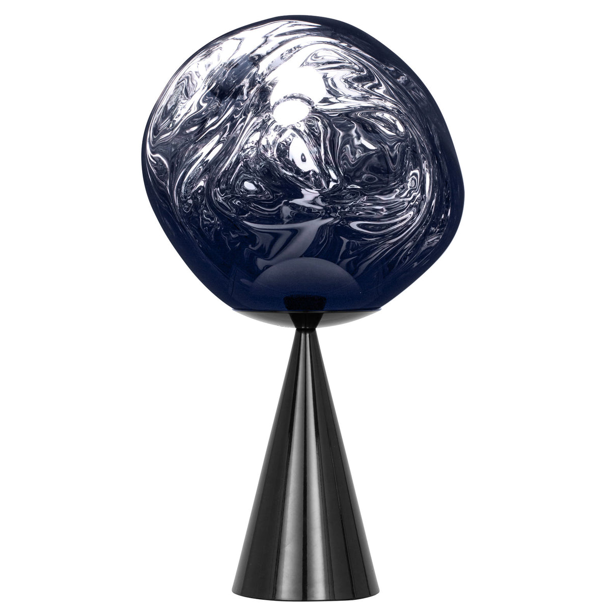 Tom Dixon Melt Fat Cone Table Light in smoke, exact product view