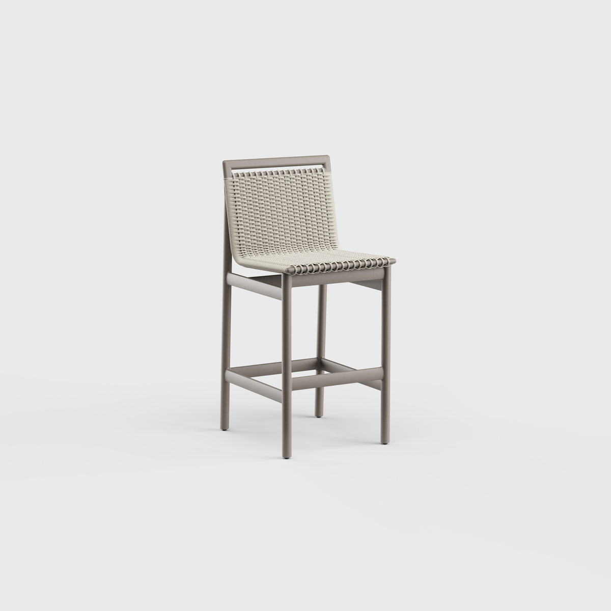 Montauk Bar Stool Aluminum