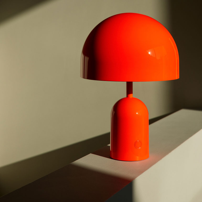 Tom Dixon Bell Table Light in fluoro, official product view