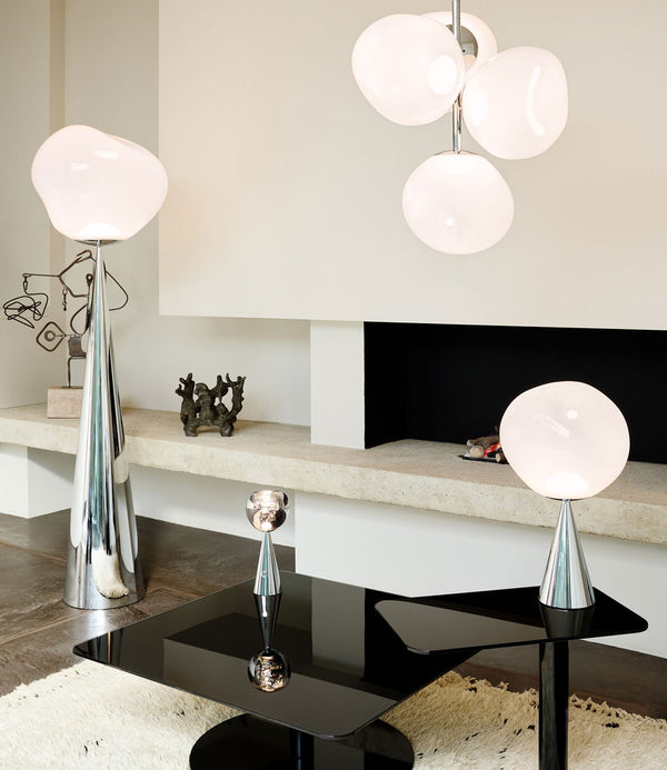 Tom Dixon Melt Fat Cone Table Light in an official interior setting