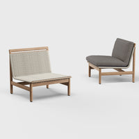 Montauk Lounge Chair Armless Teak