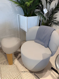 Blomus - Kuon Swivel Chair + Stool (Display Sale)