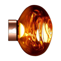 Melt Mini Surface Light, Polished Copper Polycarbonate by Tom Dixon