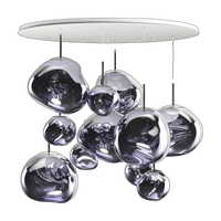 Melt Mega Pendant System, Smoke Polished Polycarbonate by Tom Dixon