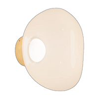 Melt Mini Surface Light, Opal with Gold Hardware by Tom Dixon