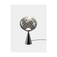 Tom Dixon Whirl Table Light in silver polished polycarbonate