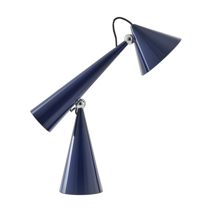 Tom Dixon Pose Task Light in high-gloss indigo