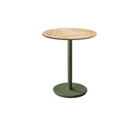 Go cafe table dia 60 cm dark green teak by Cane-line