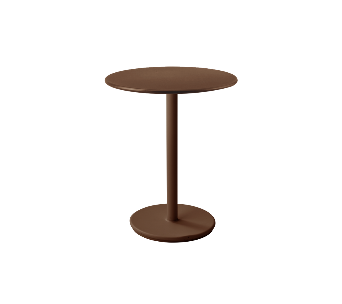 Go cafe table dia 60 cm desert red finish by Cane-line