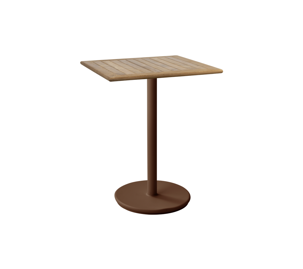 Go cafe table 72x72 cm desert red by Cane-line