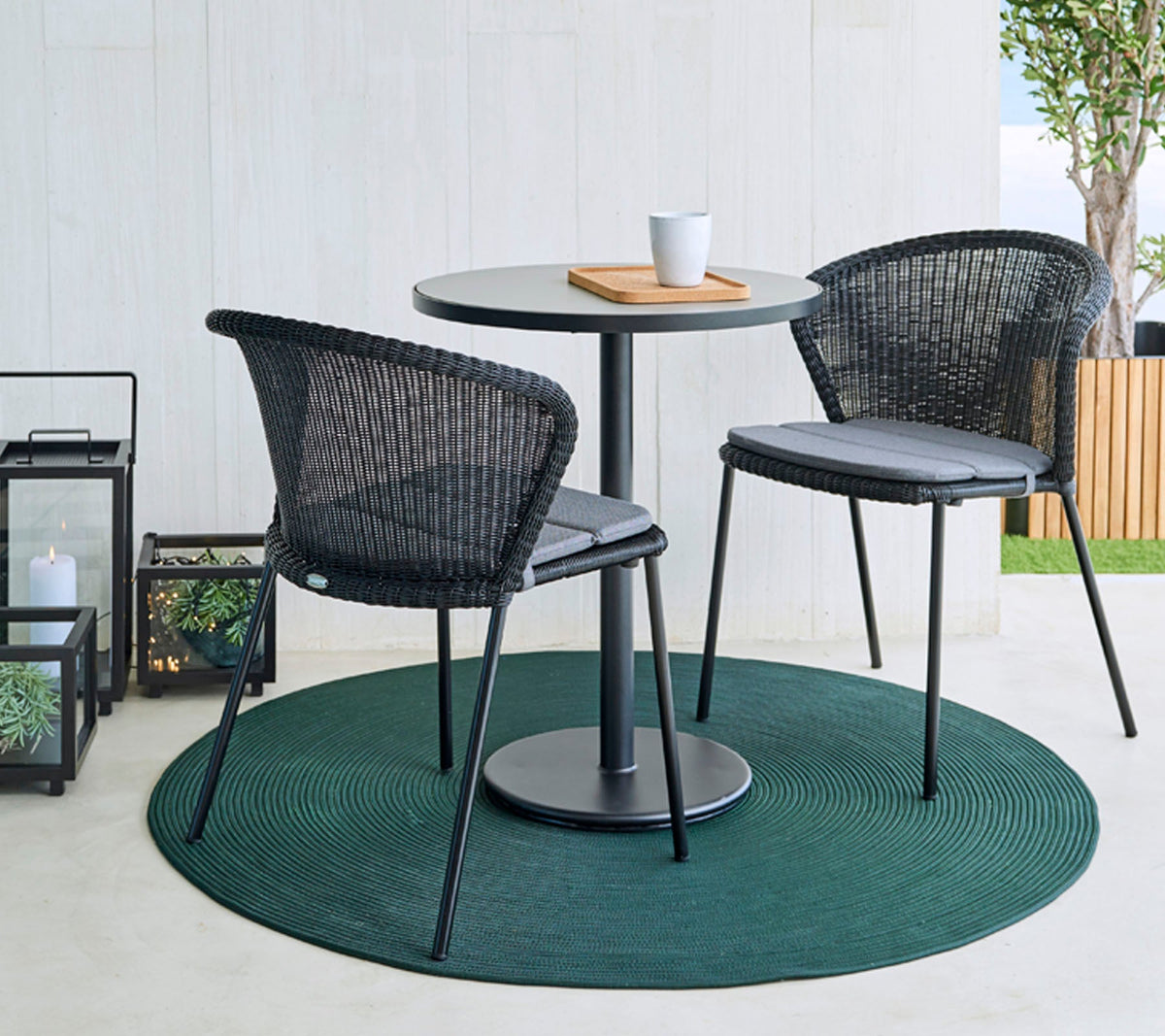 Go cafe table dia 60 cm detail by Cane-line