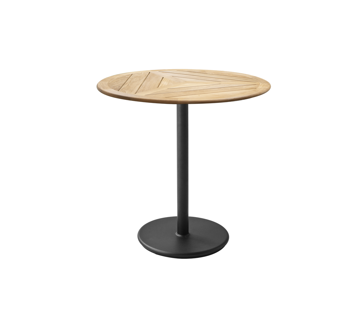Go cafe table dia 80 cm teak top by Cane-line