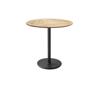 Go cafe table dia 80 cm teak top by Cane-line