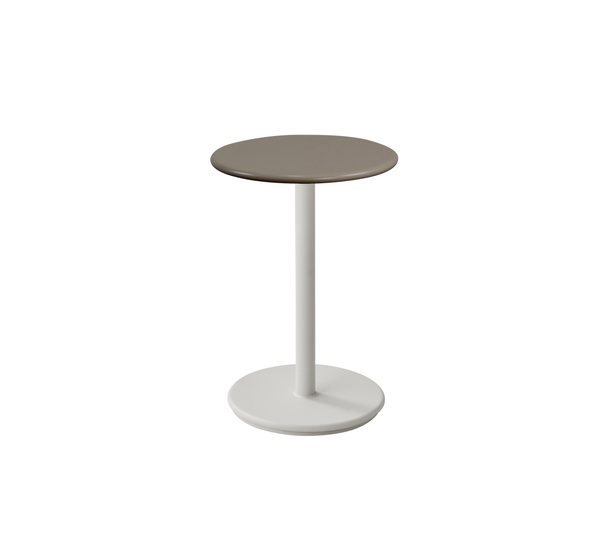 Go cafe table dia 45 cm taupe sand base by Cane-line