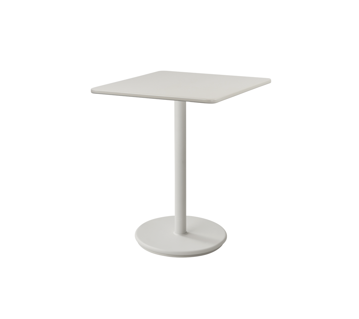 Go cafe table 75x75 cm sand aluminium by Cane-line
