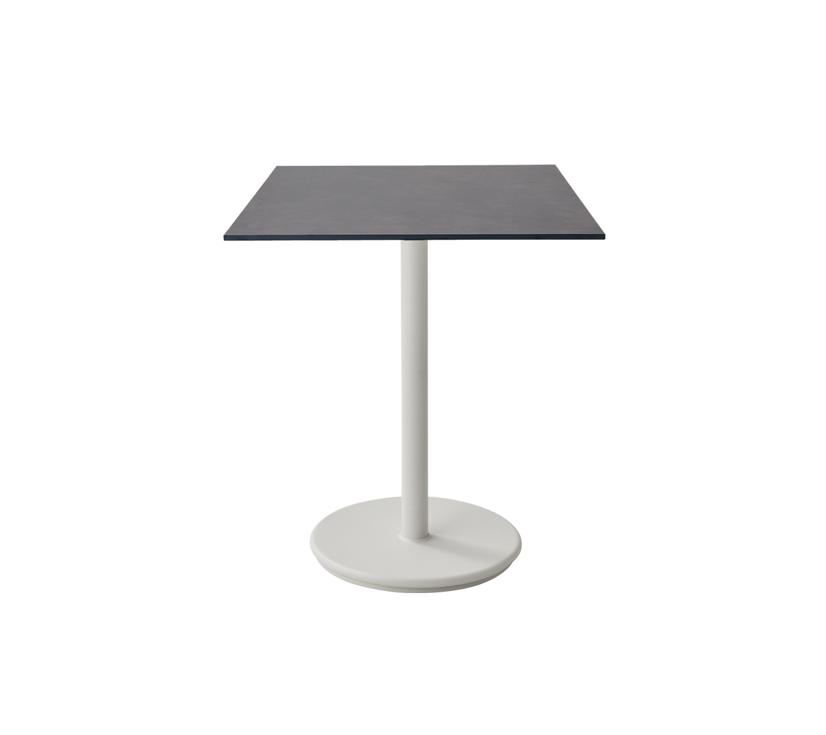 Go cafe table 75x75 cm sand base HPL top by Cane-line
