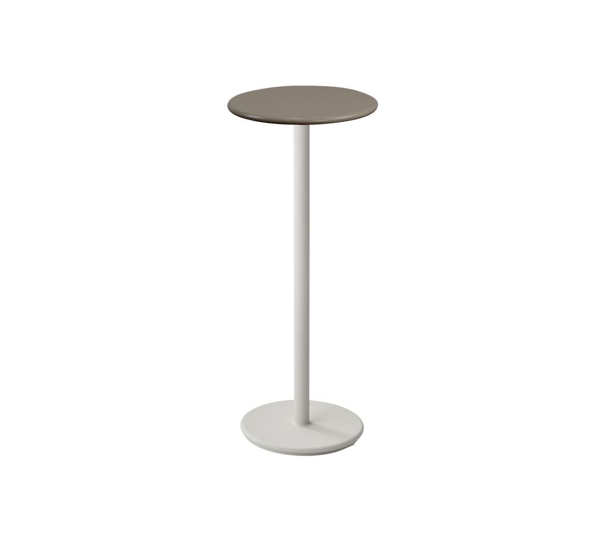 Go bar table dia 45 cm taupe sand base by Cane-line