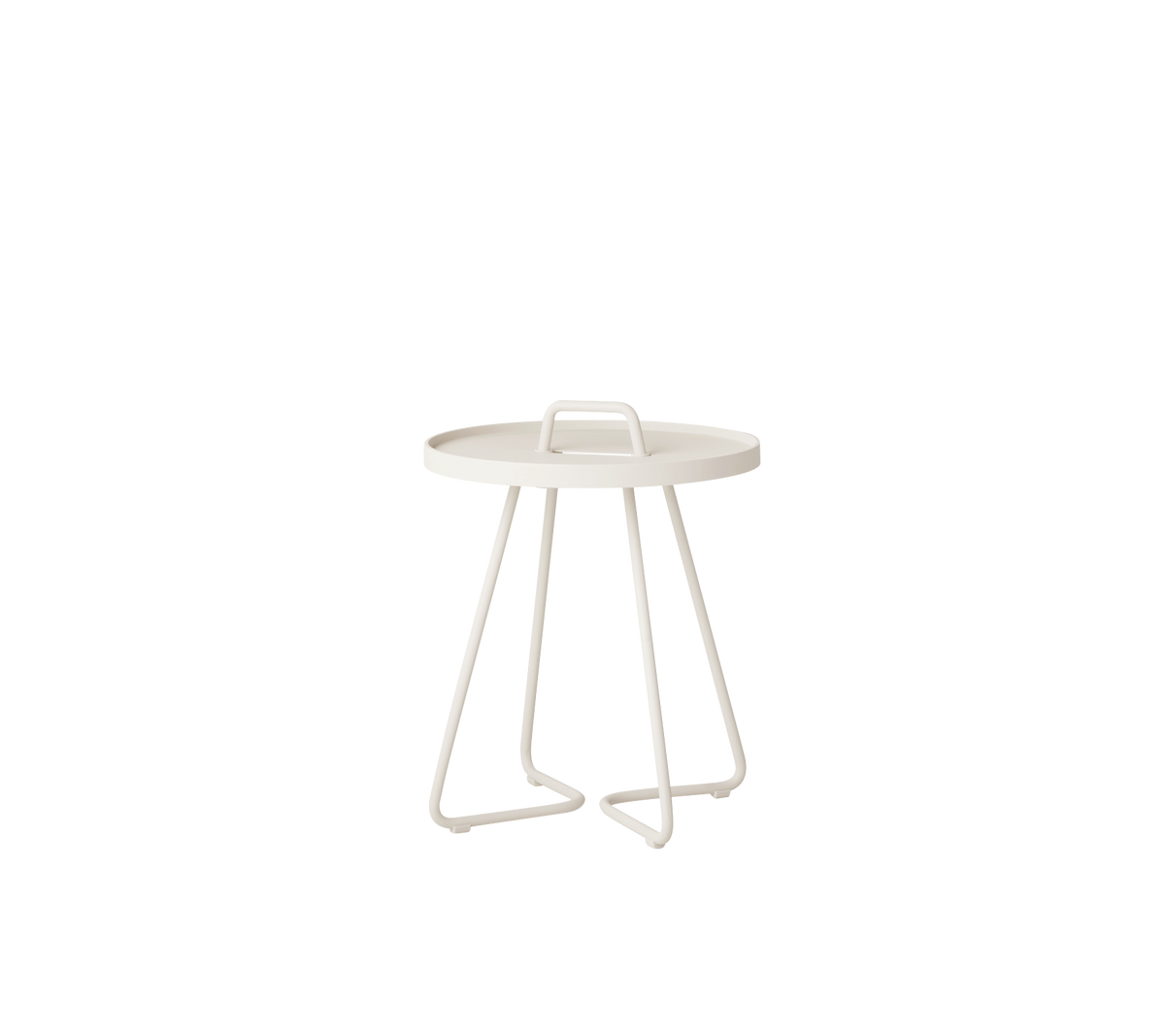 On-the-move mini side table by Cane-line