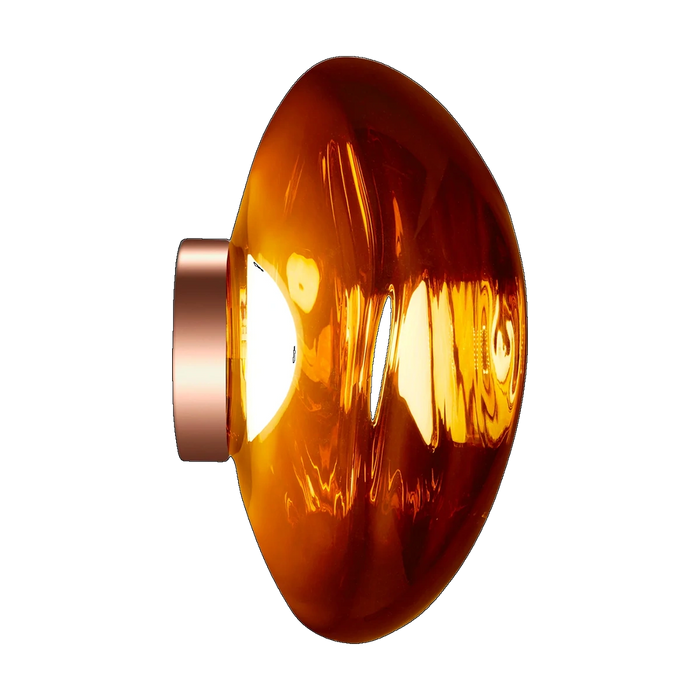 Melt Medium Surface Light, Polished Copper Polycarbonate by Tom Dixon