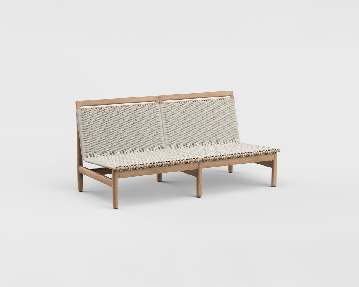 Montauk Sofa Armless Teak 63"