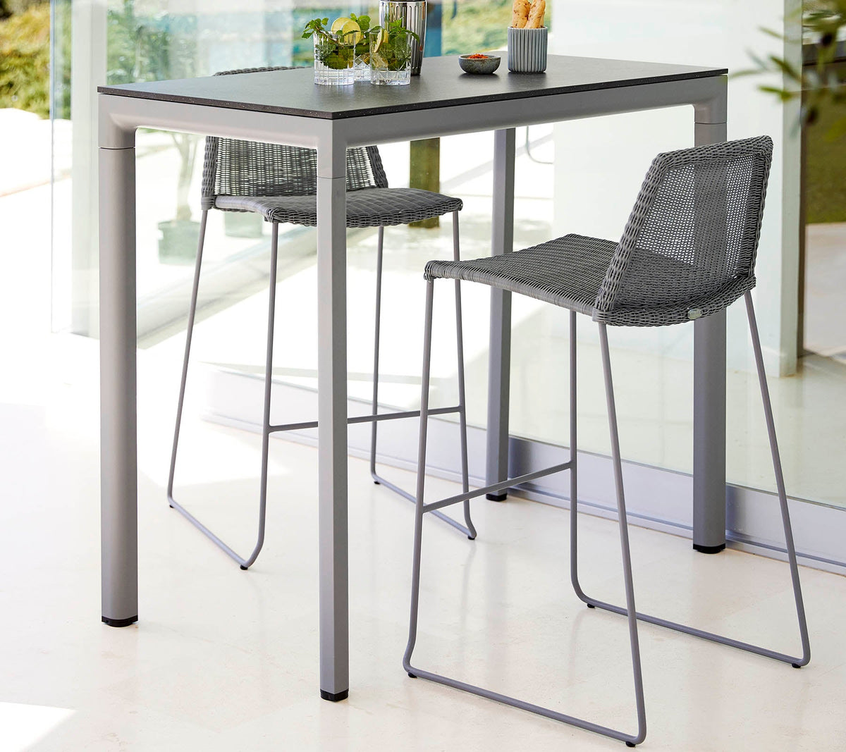 Breeze bar chair lifestyle image by Cane-line