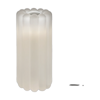 Tom Dixon Press Table Light in white frosted glass