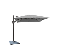 Hyde luxe tilt parasol with granite base by Cane-line
