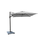 Hyde luxe tilt parasol with granite base by Cane-line